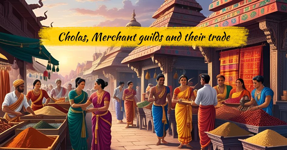 Cholas, Merchant guilds and their trade.