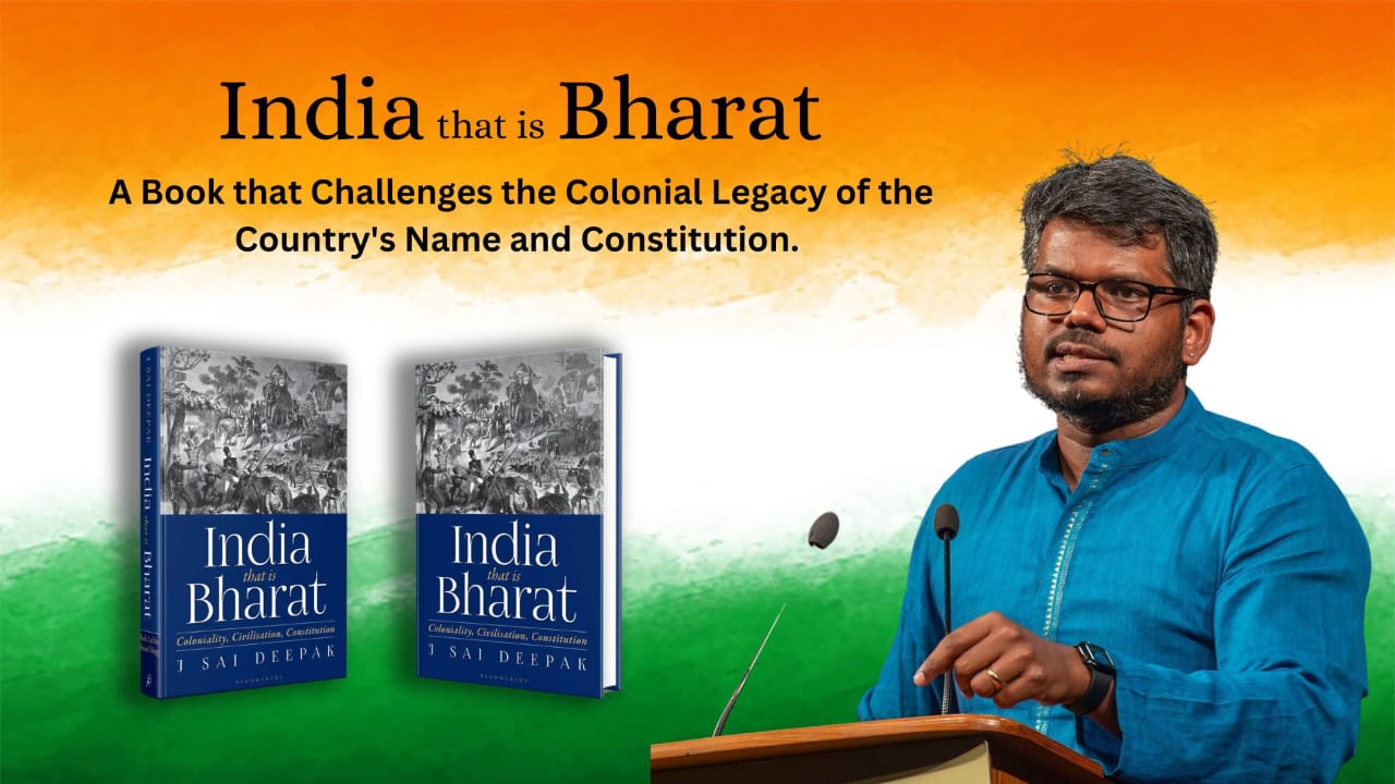 India that is Bharat - A Book that Challenges the Colonial Legacy of the Country's Name and Constitution.