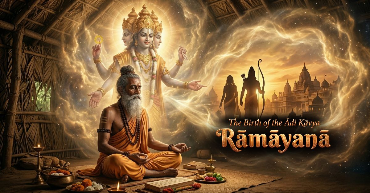 The Birth of the Ādi Kāvya - Rāmāyanā