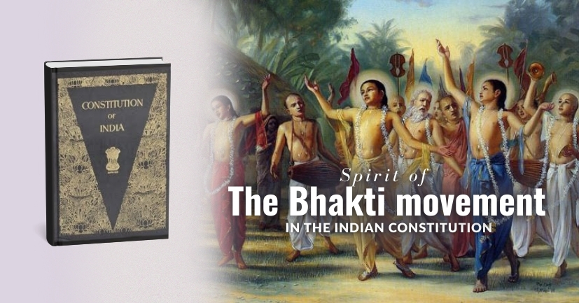 Spirit of the Bhakti movement in the Indian Constitution