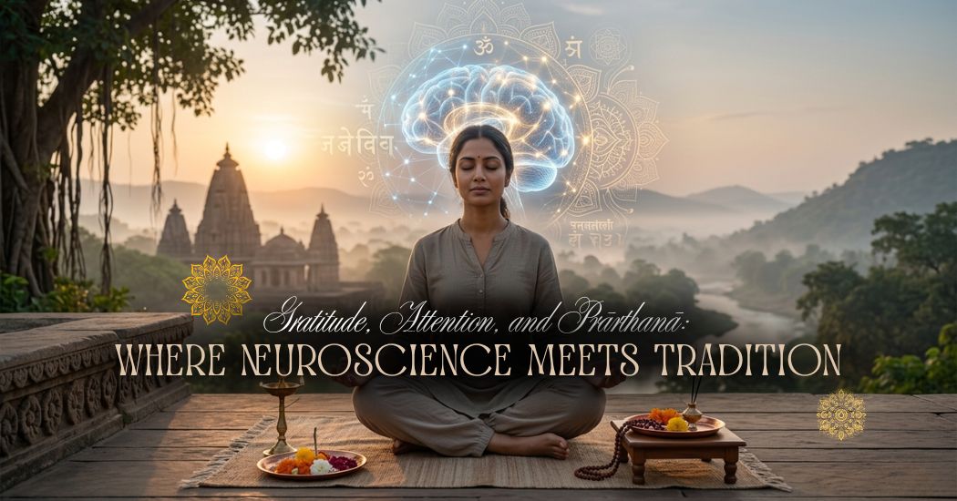Gratitude, Attention, and Prārthanā: Where Neuroscience Meets Tradition